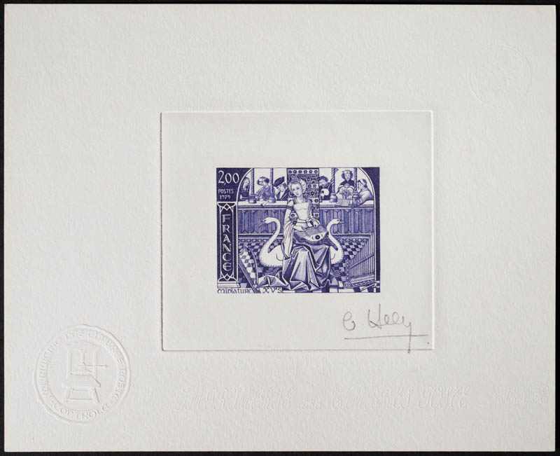 French art series artist's proof - 1979 miniature