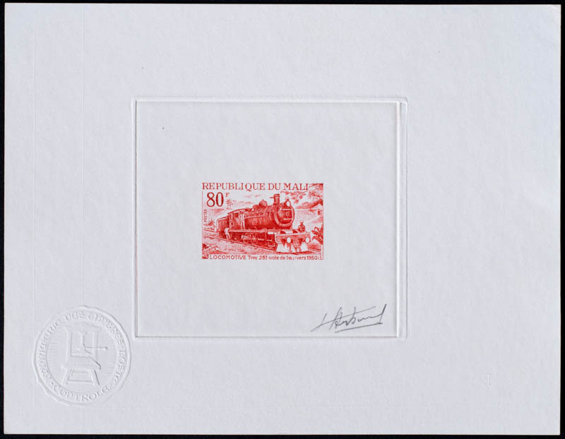 Andorra artist's proof stamp