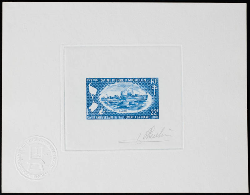 St. Pierre artist's proof