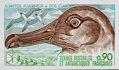 FSAT albatross trial color proof stamp